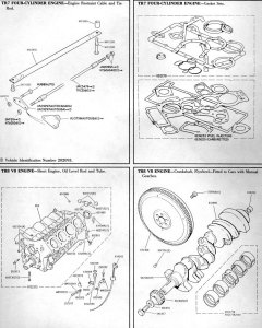 TR7-Gasket-Crankshaft-short-engine-flywheel