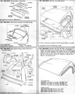 TR7-TR8-Hood-Convertible-top-frame-assembly